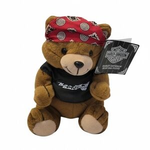 Harley-Davidson Plush Bear with Red Bandana